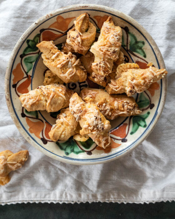 sausage and cheese medialuna, food photography, Susi Gastro Studio