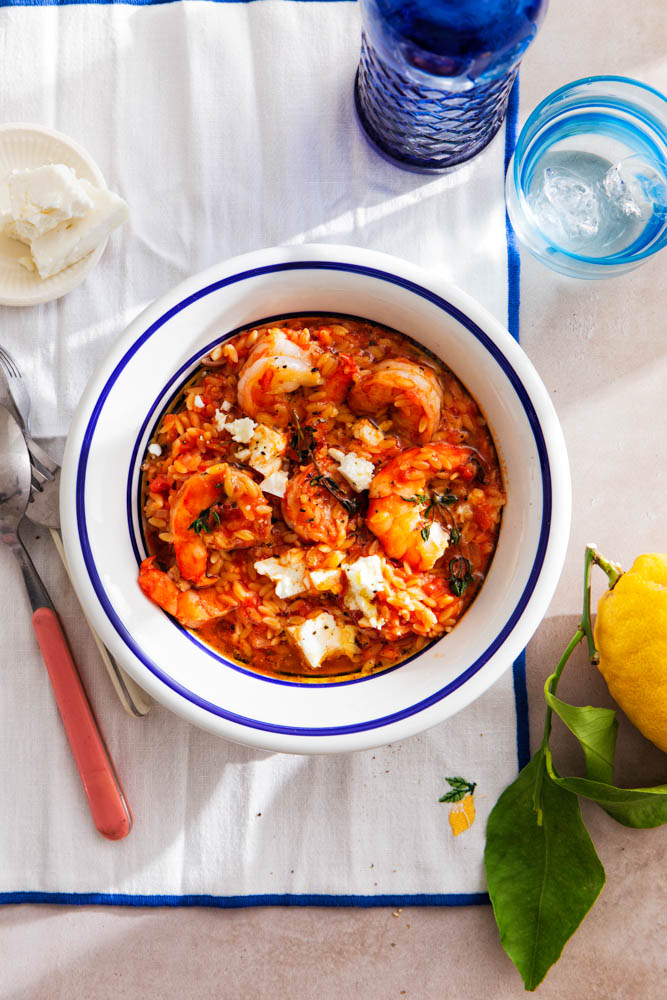 Shrimp orzo / S'usi Gastro Studio / Amsterdam food stylist